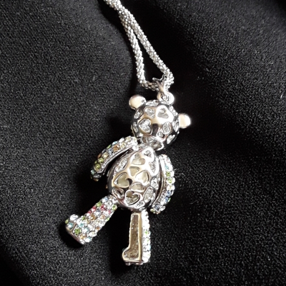 TEDDY BEAR PENDANT NECKLACE - Picture 3 of 8